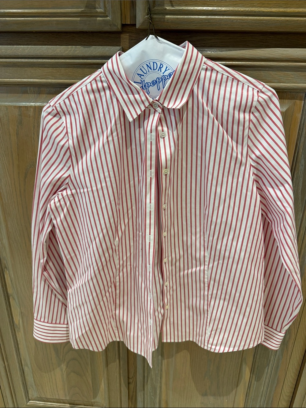Talbots Wrinkle Resistant Button Down Striped Shirt